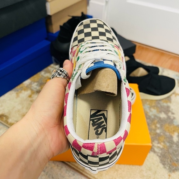 EUC Men’s Size 6/Women’s Size 7.5 Vans Old Skool Shoes Checkerboard Multicolored - Picture 8 of 12